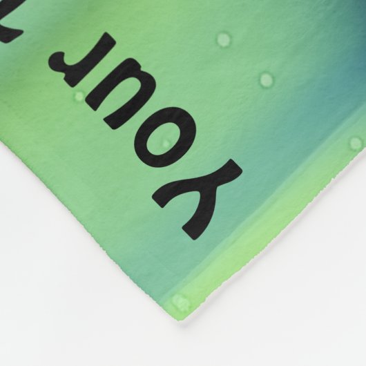 Viking Ship and Northern Lights Fleece Deken (Hoek)