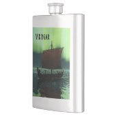 Viking Ship and Northern Lights Heupfles (Links)