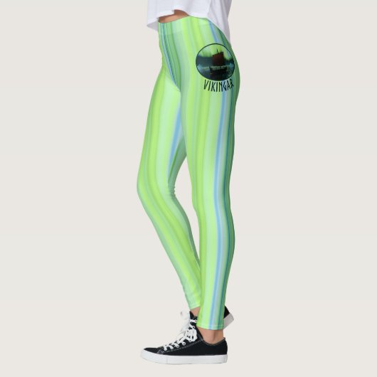 Viking Ship and Northern Lights Leggings (Links)