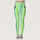 Viking Ship and Northern Lights Leggings (Voorkant)