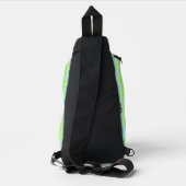 Viking Ship and Northern Lights Sling Bag (Achterkant)