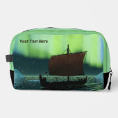 Viking Ship and Northern Lights Toilettasje (Voorkant)