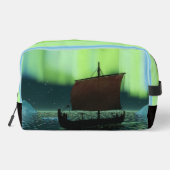 Viking Ship and Northern Lights Toilettasje (Achterkant)