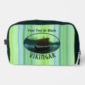 Viking Ship and Northern Lights Toilettasje (Voorkant)
