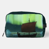 Viking Ship and Northern Lights Toilettasje (Achterkant)