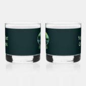 Viking Ship and Northern Lights Whisky Glas (Rechts)