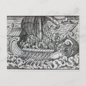 Viking Ship Briefkaart (Voorkant)