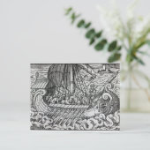 Viking Ship Briefkaart (Staand voorkant)