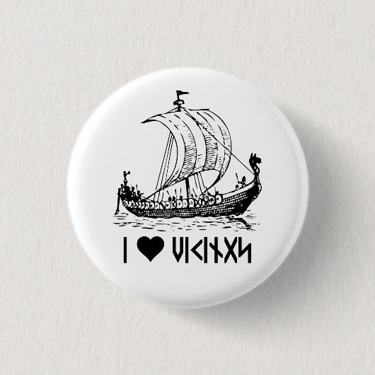 Viking Ship Button (Voorkant)