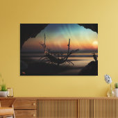 Viking Ship Canvas Afdruk (Insitu (Woonkamer))