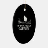 Viking Ship Cruise Line Odin en Valhalla Keramisch Ornament (Rechts)