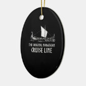 Viking Ship Cruise Line Odin en Valhalla Keramisch Ornament (Links)
