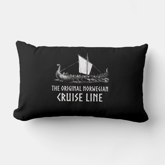 Viking Ship Cruise Line Odin en Valhalla Kussen (Voorkant)