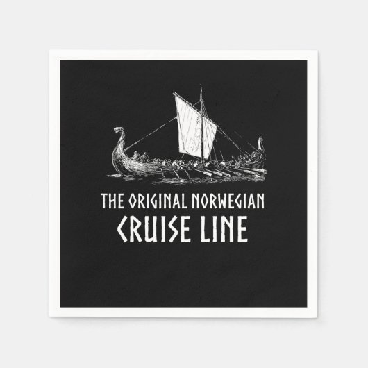 Viking Ship Cruise Line Odin en Valhalla Servet (Voorkant)