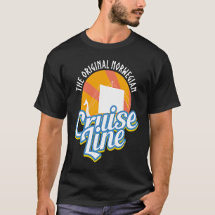 Viking Ship Cruise Line Odin en Valhalla T-shirt