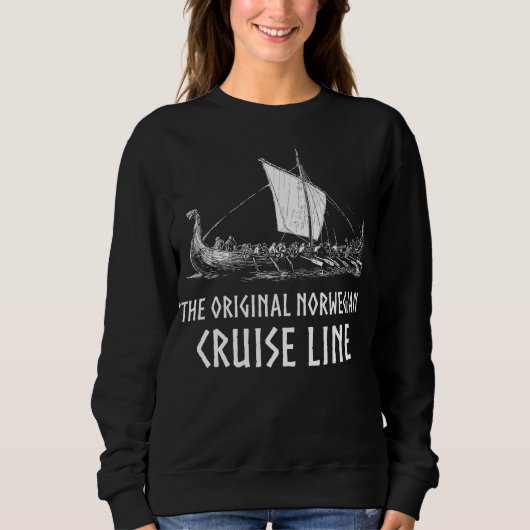 Viking Ship Cruise Line Odin en Valhalla Trui (Voorkant)