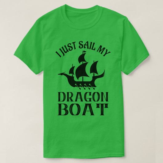 Viking Ship Dragon Boat T-shirt (Design voorkant)