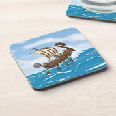 Viking Ship Drankjes Onderzetter (Linkerzijde)