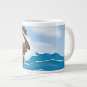 Viking Ship Grote Koffiekop (Voorkant rechts)