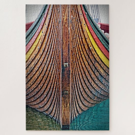 Viking Ship Hull - 20x30 - 1014 pcs Jigzaag Puzzle Legpuzzel (Verticaal)