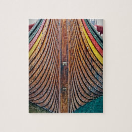 Viking Ship Hull - 8 x 10 - 110 stuks. Jigzaag Puz Legpuzzel