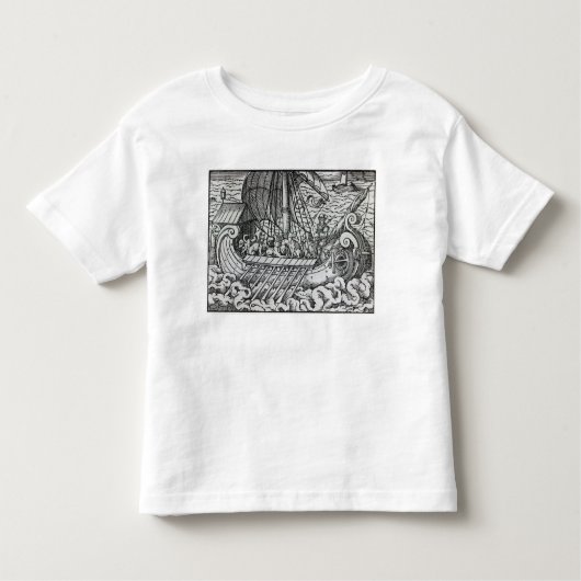 Viking Ship Kinder Shirts (Voorkant)