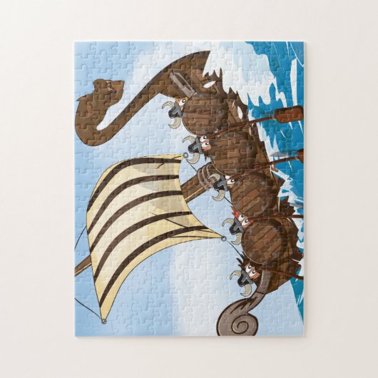 Viking Ship Legpuzzel (Verticaal)