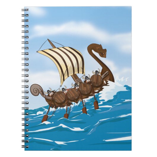Viking Ship Notitieboek (Voorkant)