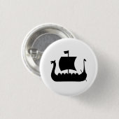 Viking Ship Pictogram Button (Voorkant /achterkant)