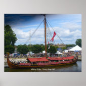 Viking Ship Port of Green Bay, Wisconsin Poster (Voorkant)