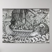 Viking Ship Poster (Voorkant)