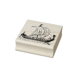 Viking Ship Rubberstempel
