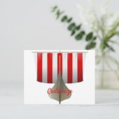 Viking Ship Sailing Thunder_Cove Briefkaart (Staand voorkant)