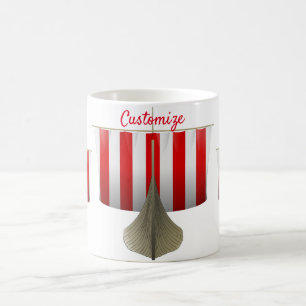 Viking Ship Sailing Thunder_Cove Koffiemok