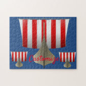 Viking Ship Sailing Thunder_Cove Legpuzzel (Horizontaal)