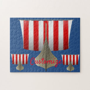 Viking Ship Sailing Thunder_Cove Legpuzzel