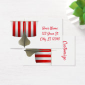 Viking Ship Sailing Thunder_Cove Visitekaartje (Bureau)