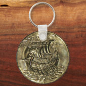 Viking Ship Sleutelhanger (Voorkant)