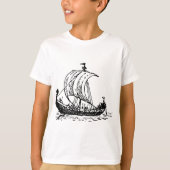 Viking Ship T-shirt (Voorkant)