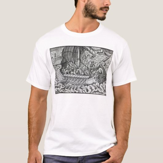 Viking Ship T-shirt (Voorkant)