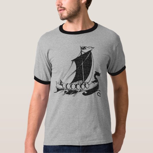 Viking Ship T-shirt (Voorkant)