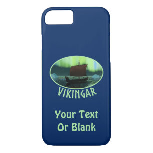 Viking Ship under Northern Lights Case-Mate iPhone Case