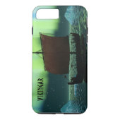 Viking Ship under Northern Lights Case-Mate iPhone Case (Achterkant)