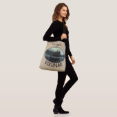Viking Ship under Northern Lights Crossbody Tas (Op model)