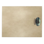 Viking Ship under Northern Lights Notitieblok (Voorkant)