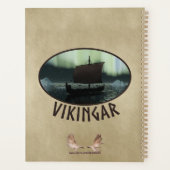 Viking Ship under Northern Lights Planner (Achterkant)
