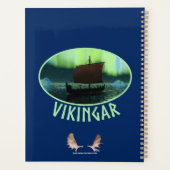 Viking Ship under Northern Lights Planner (Achterkant)