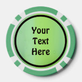 Viking Ship under Northern Lights Poker Chips (Achterkant)