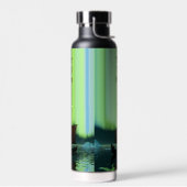 Viking Ship Under Northern Lights Waterfles (Links)