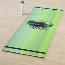 Viking Ship under Northern Lights